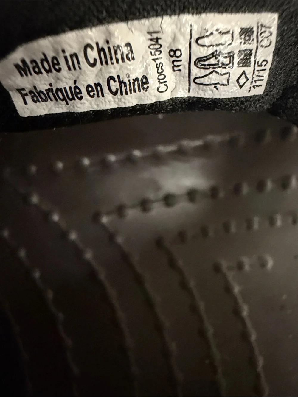 CROCS sz. 8 Swiftwater Mesh Deck Sandals Brown and Black Closed-Toe Water Shoes.